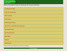 Tablet Screenshot of mysticalgolf.com